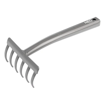 Садовые грабли Neo Tools сталь 11 2 см 6 зубцов нержавеющая 28 5 см (696531)