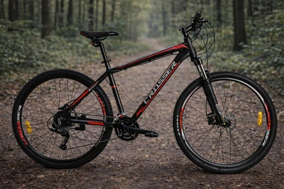 Велосипед горный алюминиевый Crosser Pionner 29" рама 19 дюйма Черно-красный