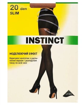 Колготки жіночі INSTINCT SLIM 20 20 den p.3 natural