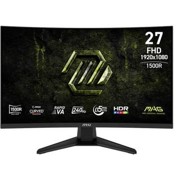 Монитор изогнутый 27" MSI MAG 275CF X24, Black