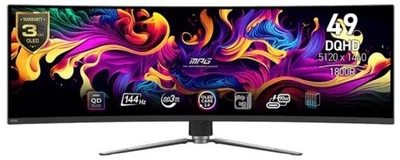 Монитор изогнутый 49" MSI MPG 491CQP QD-OLED, Black