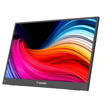 Монитор портативный 15.6" Verbatim LIGHT, Black (32401)