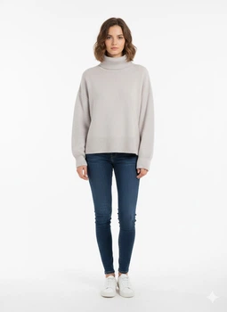Свитер H&M S Светло-серый 31-0450