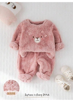 Пижама (Свитшот, штаны) cozy pixies 74/80 Розовый sa25071885666808215