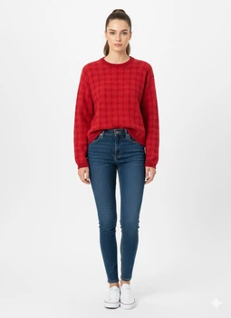 Джемпер C&A XL Червоний 2229502