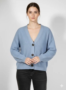 Кардиган H&M XS Блакитний 1076264_гол