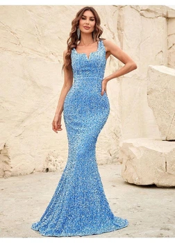 Сукня SHEIN XL Синій sw2209278427958808