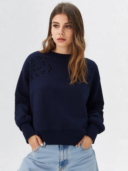 Свитшот на флисе C&A XXL Темно-синий 2215682