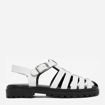 Женские сандалии кожаные G-Star Raw WI34-23568-03 5904862316406 39 25.9 см Белые (5904862316437)