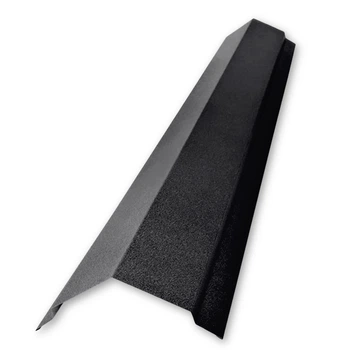Конек плоский 65×65 RAL 9005 чёрный мат