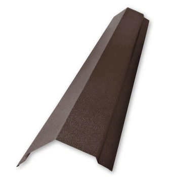 Конек плоский 143×143 RAL 8017 шоколадно-коричневый мат
