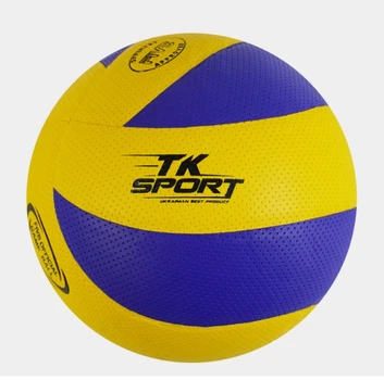 М'яч волейбольний "TK Sport", клейка, 280-300г, м'який матеріал PVC C62447