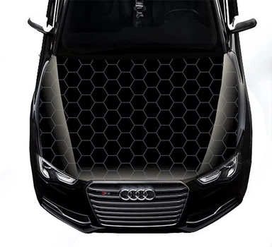 Наклейка на капот ARB 3D TUNING STUDIO Соти чорні УФ 1500х1200х0.080мм