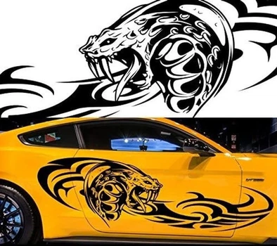 Наклейки на авто ARB 3D TUNING STUDIO Змея кобра 1600х480х0.070мм=2штуки