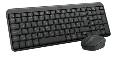 Клавіатура LOGITECH MK250 Wireless + мишка бездротова, graphite /920-013823/