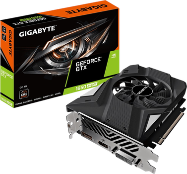 Видеокарта GeForce GTX 1650 Super 4GB Gigabyte D6 OC (GV-N165SOC-4GD) Б/У