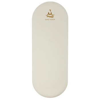 Коврик для йоги каучуковый Vimal Oval White RAO 183×68×0.5 см