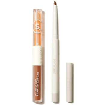 Sheglam набір для губ двохсторонній блиск і олівець Moody Taupe Sheglam набір для губ двохсторонній блиск і олівець Moody Taupe