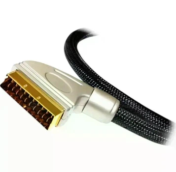 Премиум кабель SCART-SCART Reference Line 1T-VR10-02 длина 2.0 м карбон позолота 24К медь OFC ∅11 мм