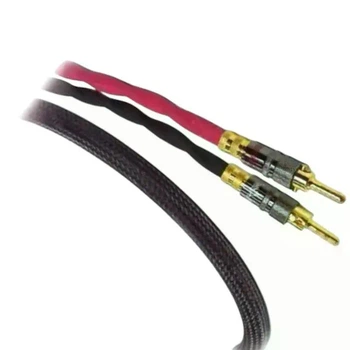 Кабель для аудио 2.5 м REFERENCE Line с разъемами FIRST CABLE 2xBanana к 2xBanana 1T-AR80-02.5 диаметром 13мм