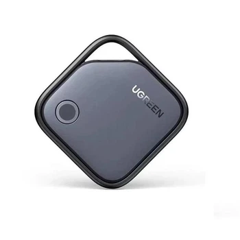 Умный брелок UGREEN CM916 Finder Pro для Apple Find My (iOS) и приложения Find Hub (Android) Bluetooth-трекер-карта Black (75646)