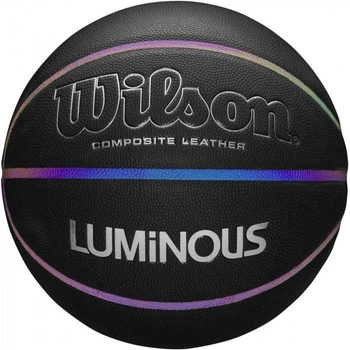 Мяч баскетбольный Wilson LUMINOUS BSKT IRIDESCENT black size 7 WTB2027XB07