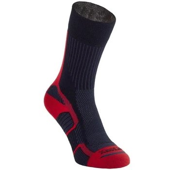 Шкарпетки для походів трекінгу бігу Accapi Outdoor Touch Crew Black/red XS (100048812)