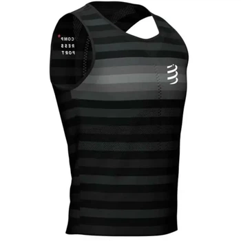 Майка чоловіча спортивна для бігу тренувань облягаюча Compressport Pro Racing Singlet M Black M (100075596)