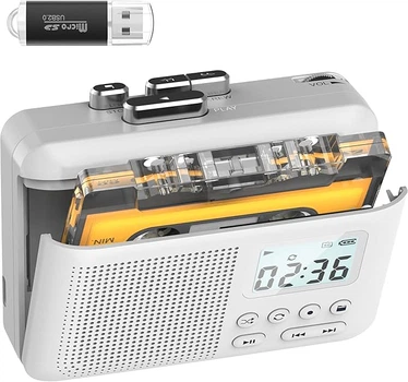 Портативний касетний плеєр Gracioso з конвертером у MP3