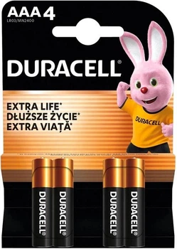 Батарейка Duracell LR03 MN1500 ААА 4 шт