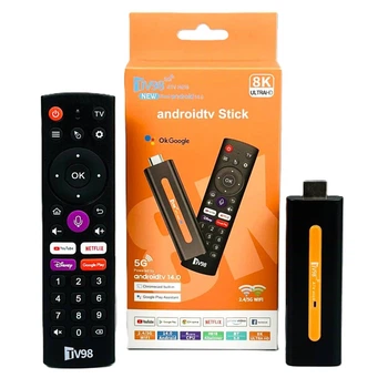 Android TV Stick TV98 ATV H618 8K, WI-FI 2.4-5G, Android 14.0 (2Gb, 16Gb)