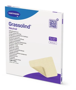 Атравматична мазева пов’язка Grassolind Neutral 20×20 см, бавовна