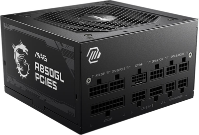 Блок живлення MSI MAG A850GL PCIE5 850W 80+ Gold (MAG A850GL PCIE5)