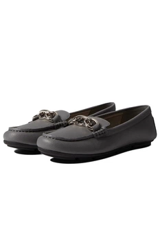 Женские лоферы Calvin Klein 36.5 Серый (139269)