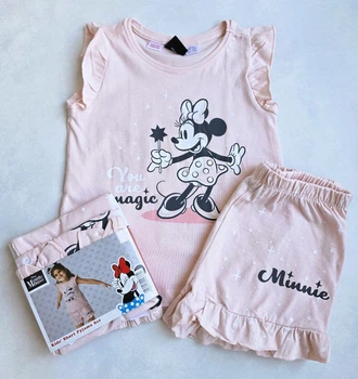 Детская пижама летняя Disney Minnie Mouse 110-116 см для девочек 447789
