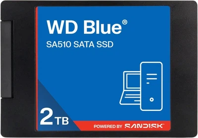 Dysk SSD Western Digital Blue SA510 2TB 2.5" SATAIII 3D NAND TLC (WDS200T5B0A-00LMP0)
