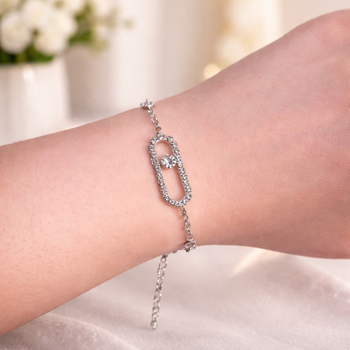 Браслет у стилі Messika (Silver)
