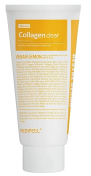 Освітлювальний гель-пінка для обличчя з колагеном Medi-Peel Vegan Vitamin Collagen Clear, 120 ml