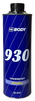 Средство защиты днища битумное | BODY 930 | Под пистолет 1 л — Чёрный