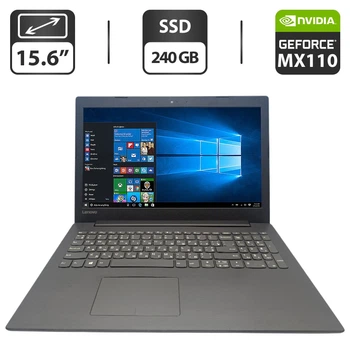 Ноутбук Lenovo IdeaPad 330-15IKB / 15.6" (1366x768) TN / Intel Pentium 4415U (2 (4) ядра по 2.3 GHz) / 4 GB DDR4 / 240 GB SSD / nVidia GeForce MX110, 2 GB GDDR5, 64-bit / WebCam б/у