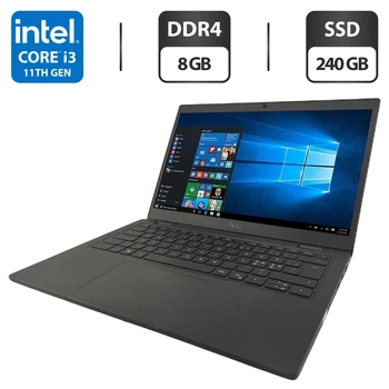 Ультрабук Dell Latitude 3420 / 14" (1920x1080) IPS / Intel Core i3-1115G4 (2 (4) ядра по 4.1 GHz) / 8 GB DDR4 / 240 GB SSD / Intel UHD Graphics / WebCam б/в