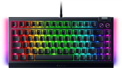 Клавиатура Razer BlackWidow V4 75% RZ03-05000100-R3M1, механическая, Razer Orange, RGB, ANSI - Б/У