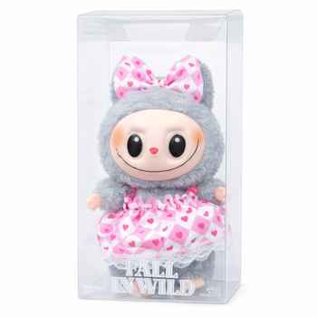 Мягкая игрушка Labubu Лабубу 17 см в платьице с бантиком