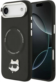 Etui Karl Lagerfeld Choupette Pins MagSafe do Apple iPhone 17 Air Black (3666339496104)