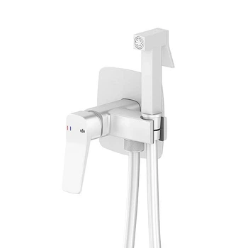Смеситель для биде настенного скрит монтажа ARMATURA MALAGA WHITE 4529-512-44