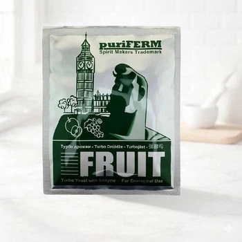 Фруктові дріжджі Puriferm Fruit, швидкі дріжджі для фруктових та ягідних сусел