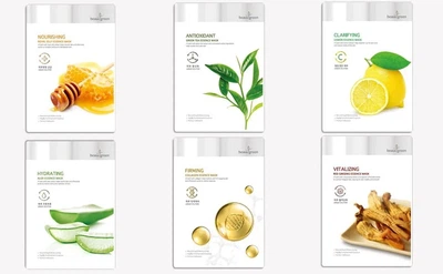 Набор тканевых масок для лица BeauuGreen Essence Mask Set - 6 видов 23 г * 6 шт