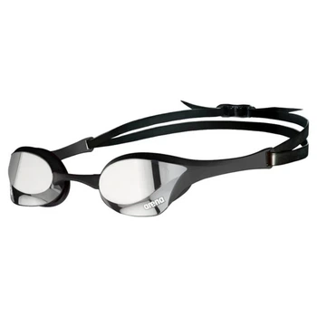 Окуляри для плавання Arena Cobra Ultra Swipe Mirror дзеркальні лінзи,UV-захист,Swipe Anti-Fog Сіро-чорний (002507-550)