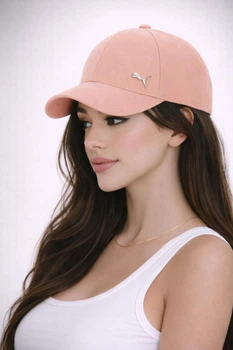 Кепка с металическим логотипом PUM One-size 55-57 см Персиковый