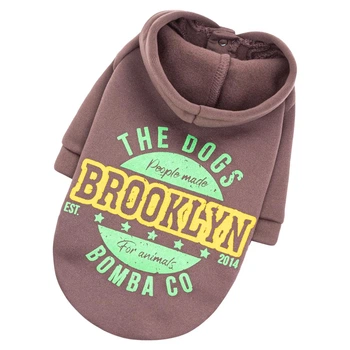 Толстовка для собак Dogs Bomba Brooklyn беж Y-337 3 р.